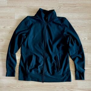 LL Bean Misses Mock Neck Zip Up Women’s M